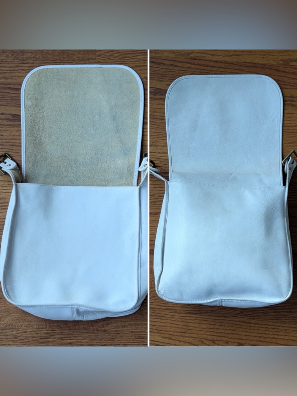 Coach HTF White Knapsac Metal Tag Pre-Creed Bonnie Cashin - Style 9030 - Picture 4 of 16